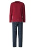 Calida Piżama w kolorze czerwono-granatowym