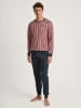 Calida Pyjama rood/donkerblauw