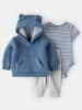 carter's 3tlg. Outfit in Blau/ Grau