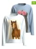 name it 2-delige set: longsleeves "Votea" wit/lichtblauw