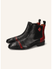 MELVIN & HAMILTON Leder-Chelsea-Boots "Elvis 12" in Schwarz/ Rot