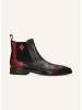 MELVIN & HAMILTON Leder-Chelsea-Boots "Elvis 12" in Schwarz/ Rot