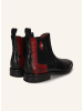 MELVIN & HAMILTON Leren chelseaboots "Elvis 12" zwart/rood