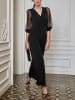 LA Angels Jumpsuit in Schwarz
