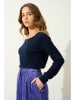 AUTHENTIC CASHMERE Kasjmieren trui "Glyder" donkerblauw