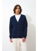 AUTHENTIC CASHMERE Kaszmirowy kardigan "Pipa" w kolorze granatowym