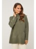 Soft Cashmere Pullover in Khaki