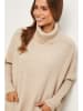 Soft Cashmere Rollkragenpullover in Taupe