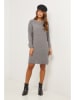 Soft Cashmere Strickkleid in Grau