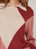 Rodier Pullover in Rot/ Rosa/ Beige