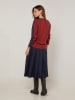 Rodier Pullover in Dunkelblau/ Bordeaux