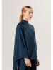 Rodier Wollponcho in Dunkelblau