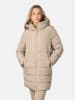 KARI TRAA Wintermantel "Linn" in Taupe