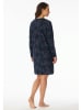 UNCOVER BY SCHIESSER Koszula nocna w kolorze granatowym