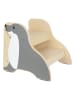small foot Hocker "Seehund Wildlife" w kolorze szarym ze schodkami