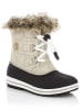 Kimberfeel Winterlaarzen "Elisa" beige/zwart