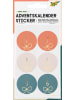 folia PAPER Adventskalenderstickers "Round Bows" - vanaf 5 jaar