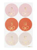 folia PAPER Adventskalenderstickers "Round Bows" - vanaf 5 jaar
