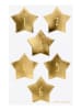 folia PAPER Naklejki do kalendarza adwentowego "Stars Gold" - 5+
