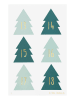 folia PAPER Adventskalenderstickers "Christmas Tree" - vanaf 5 jaar