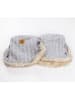 easygrow Handmuffs "Grandma" in Grau
