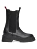 Tommy Hilfiger Shoes Leder-Chelsea-Boots in Schwarz
