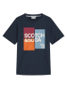 Scotch & Soda Koszulka w kolorze granatowym