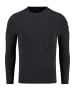 KEY LARGO Pullover "Forest" in Schwarz