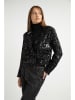 Josephine & Co Pailletten-Blazer "Fleur" in Schwarz