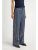 Josephine & Co Pailletten-Jeans "Freddy" - Comfort fit - in Dunkelblau/ Bunt