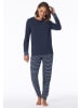 UNCOVER BY SCHIESSER Pyjama donkerblauw