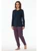 UNCOVER BY SCHIESSER Pyjama paars/donkerblauw