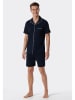 Schiesser Pyjama donkerblauw