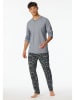 Schiesser Koszulka piżamowa w kolorze szarym