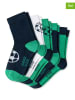 Schiesser 5er-Set: Socken in Dunkelblau/ Grün