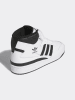 adidas Skórzane sneakersy "Forum MID" w kolorze biało-czarnym