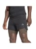 adidas 2-in-1 hardloopshorts zwart/bruin