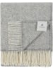 Lanerossi Wolldecke ''Iseo Spina'' in Grau/ Creme - (L)170 x (B)130 cm