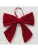 Boltze Zawieszka dekoracyjna "Bowy" w kolorze ciemnoczerwonym - wys. 25 cm