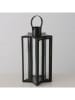 Boltze Laterne "Estrella" in Schwarz - (B)22 x (H)40,5 cm