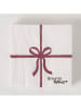Boltze Servetten "Presenti" wit/rood - 20 stuks