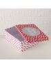 Boltze 4-delige set: geschenkboxen "Dotta" rood/wit -