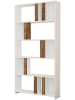 Scandinavia Concept Boekenkast "Lima" wit/bruin - (B)90 x (H)180 x (D)20 cm