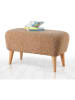 Scandinavia Concept Pouf "Moouv" in Hellbraun - (B)61 x (H)33 x (T)32 cm