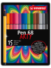 STABILO Mazaki (15 szt.) "Pen 68 Arty"