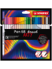 STABILO Filzstifte ''Pen 68 brush - ARTY'' - 24 Stück