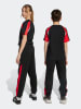 adidas Spodnie sportowe w kolorze czarno-czerwonym