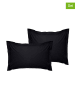 Elizabed 2-delige set: kussenhoezen zwart