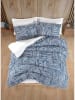 Elizabed Beddengoedset "Line Art" blauw/wit