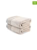 Elizabed 2-delige set: badhanddoeken beige